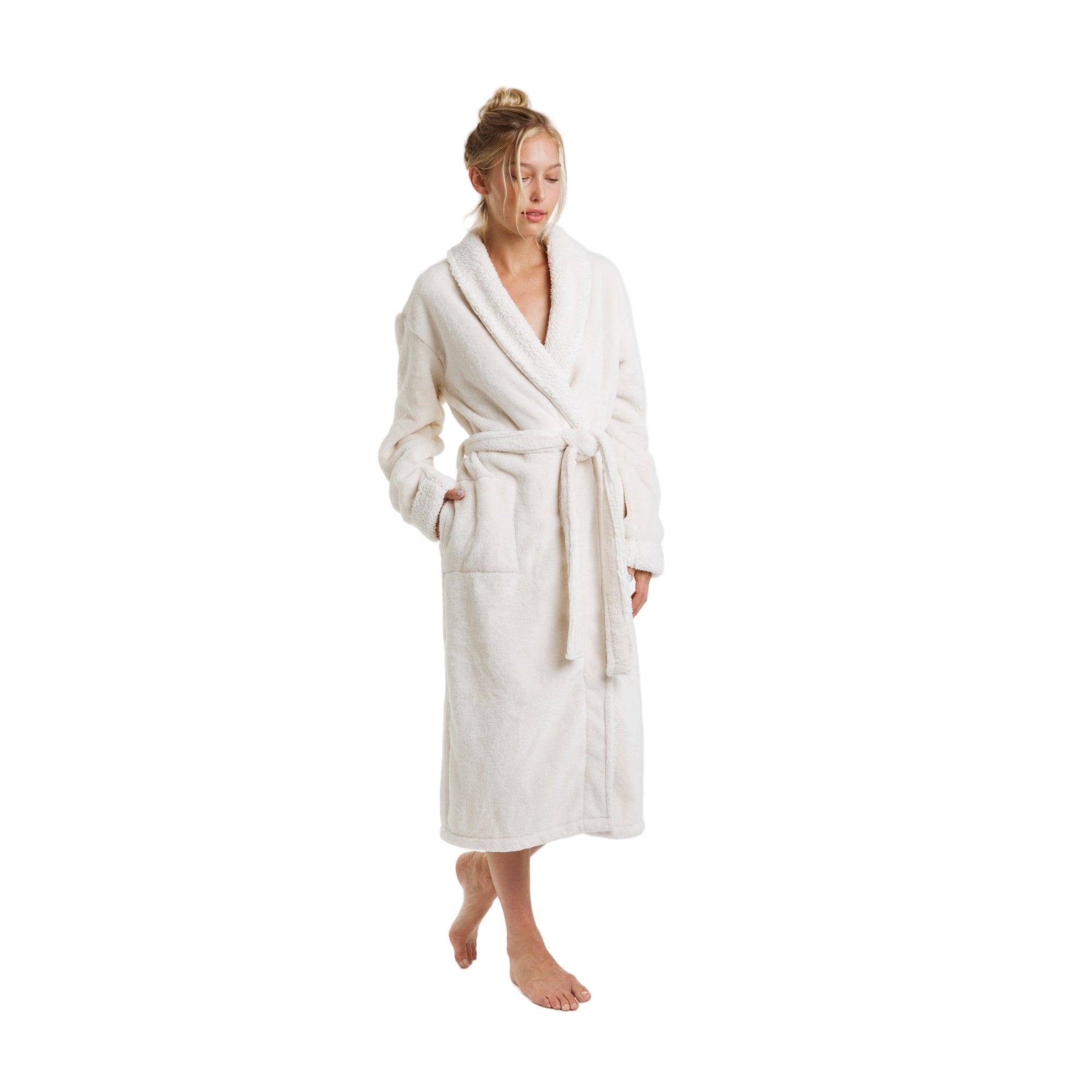 Cloud Soft Sherpa Fleece Robe